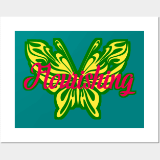 I Am FLOURISHING! - Self-Love Motivation Posters and Art